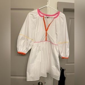 STAUD Demi color block dress